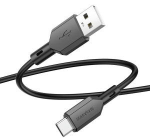 Кабель USB 2.0 Type C - Type C 1 м Borofone BX70 3A черный