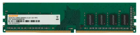 Память DDR4 16384Mb 3200MHz Digma DGMAD43200016S RTL PC4-25600 CL22 DIMM 288-pin 1.2В single rank RTL