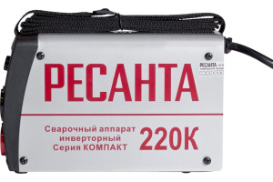 Аппарат сварочный инверторный РЕСАНТА САИ-220К (компакт)