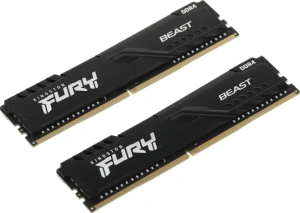 Память DDR4 16Gb 2666MHz Kingston Fury Beast Black (KF426C16BB/16)