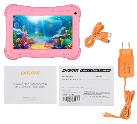 Планшет 7" Digma OPTIMA KIDS TS7203RW2 4C/1Gb/16Gb/And8.1/разноцветный