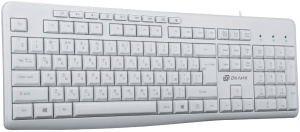 Клавиатура Oklick 305M белый USB