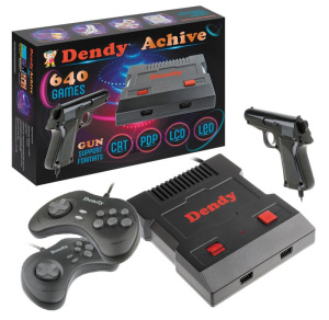 Игровая консоль DENDY Achive [640 игр] + световой пистолет