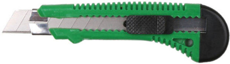 Нож ВОЛАТ технический 18 мм, металлическая направляющая (24101)