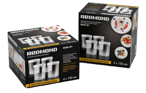 Комплект банок для йогурта REDMOND RAM-G1