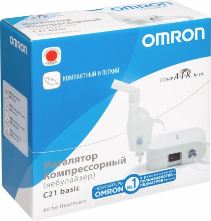 Ингалятор Omron C21 Basic NE-C803-RU компрессорный (100024696876)