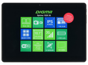 Планшет 10.1" Digma Optima 1028 3G