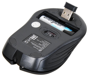 Мышь Oklick 545MW черный/черный оптическая (1600dpi) беспроводная USB