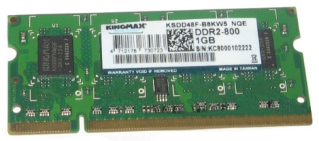 Память SO-DIMM DDR2 1024Mb 800MHz Kingmax KSDD48F-B8KW5 БУ/БГ