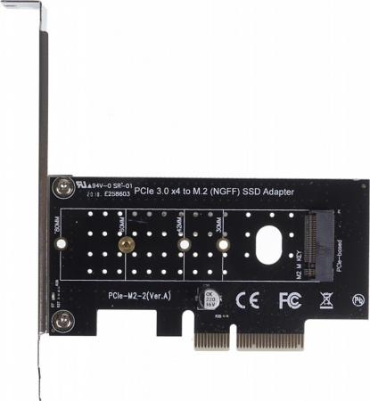 Переходник PCI-E M.2 NGFF for SSD V2 + Heatsink Ret