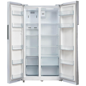 Холодильник БИРЮСА SBS 587 WG белое стекло