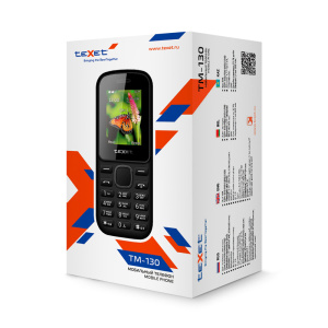 Сотовый телефон TEXET TM-130 черный