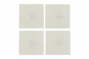 Скотч двусторонний 3M Scotch Монтажные квадраты 111EURO белая шир.25.4мм дл.25.4м