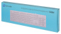 Клавиатура Oklick 500M белый USB slim Multimedia