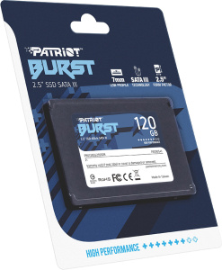 SSD 2,5" SATA 120Gb Patriot PBU120GS25SSDR Burst