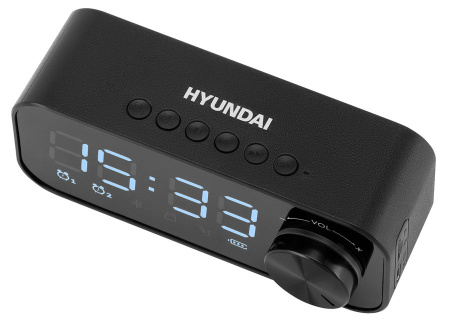 Радиочасы Hyundai H-RCL420 черный