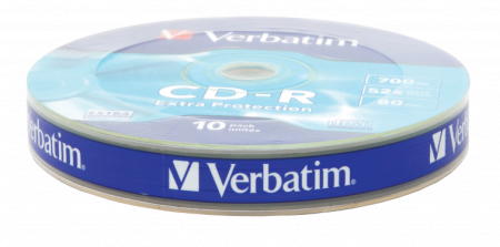 CD-R VERBATIM 80 min 52x bulk (10шт) (43725)