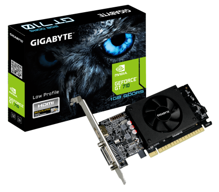 Видеокарта Gigabyte PCI-E GV-N710D5-1GL, 1ГБ, GDDR5, Low Profile