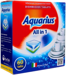 Таблетки для ПММ Aquarius All in 1 60 шт