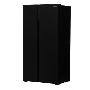 Холодильник HYUNDAI CS5003F (черное стекло)