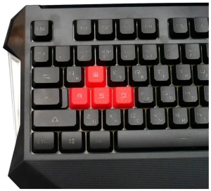 Клавиатура A4 Bloody B130 черный USB Multimedia Gamer LED