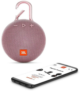 Акустика портативная JBL CLIP 3 розовый